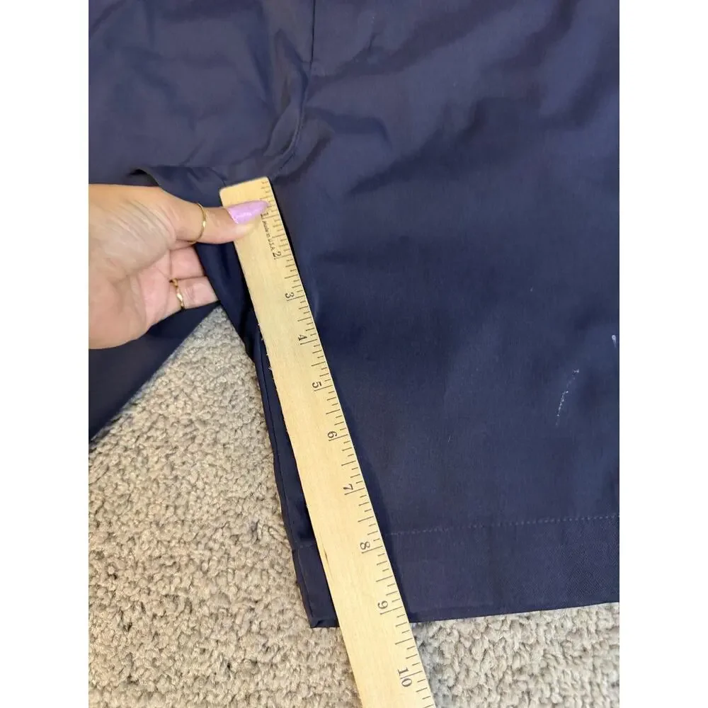 Callaway Golf Shorts Mens 36 Blue Polyester Blend Twill 10.5 Inseam Pockets Logo